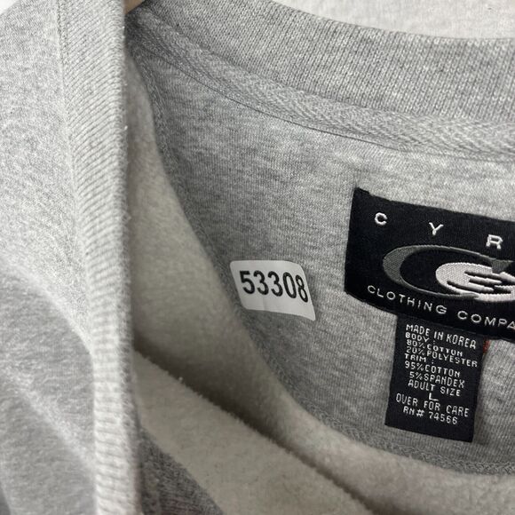 NEXTEL Sweatshirt Adult L AUTHORIZED REP Telcom VPN Tech Push To Talk Phone Gray - Picture 13 of 13